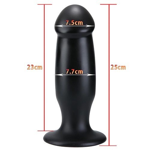 X-MEN Butt Plug Black 25cm x 7.7cm - 1 | YEO