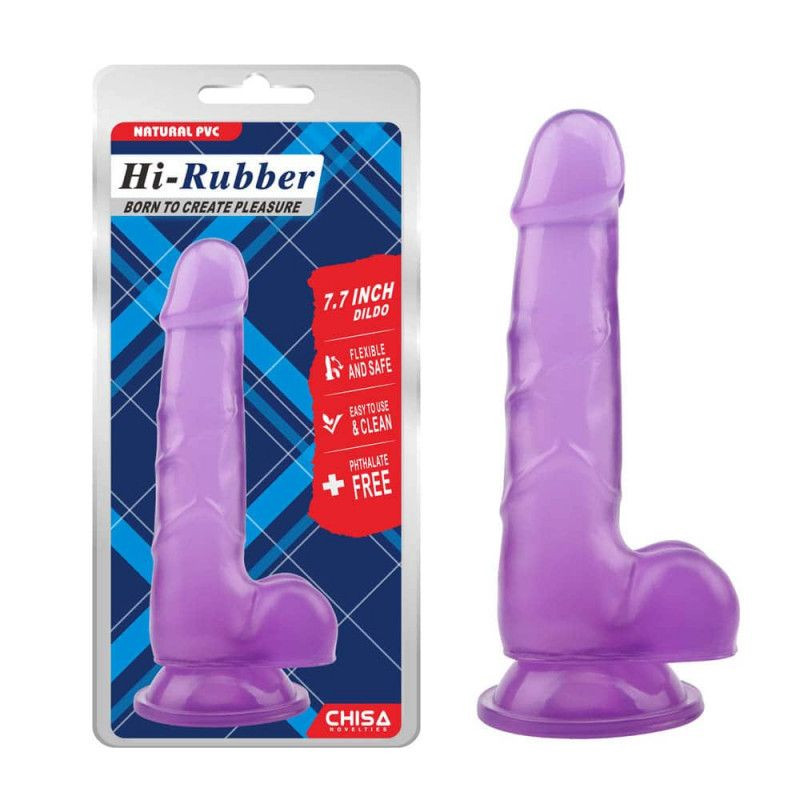 7.7 Inch Dildo Jelly-Purple (17cm)