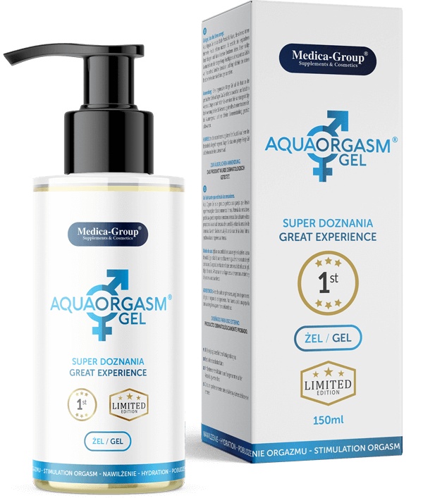 Aqua Orgasm Gel - 150 ml Lubrifiant pe bază de apă pentru stimulare intensă și hidratare intimă