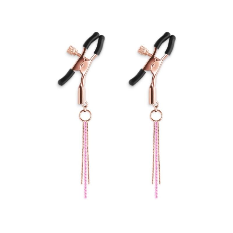 Clemele ajustabile pentru mamelon Bound - Nipple Clamps - D3 - Rose Gold