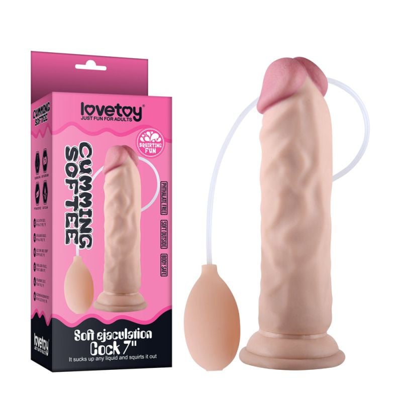 Dildo cu ejaculare Soft Ejaculation Cock 21cm