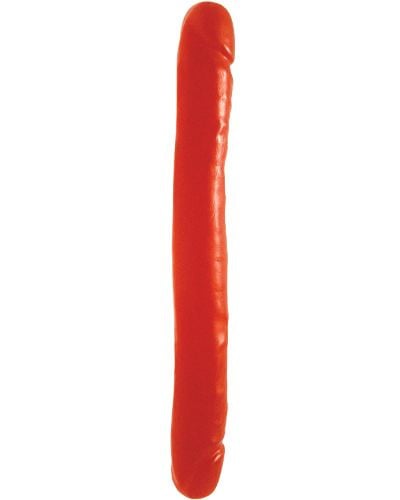 Dildo dublu Double Dong Red 33cm