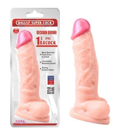 Dildo Gigant DeCovan Brown 27 x 6cm