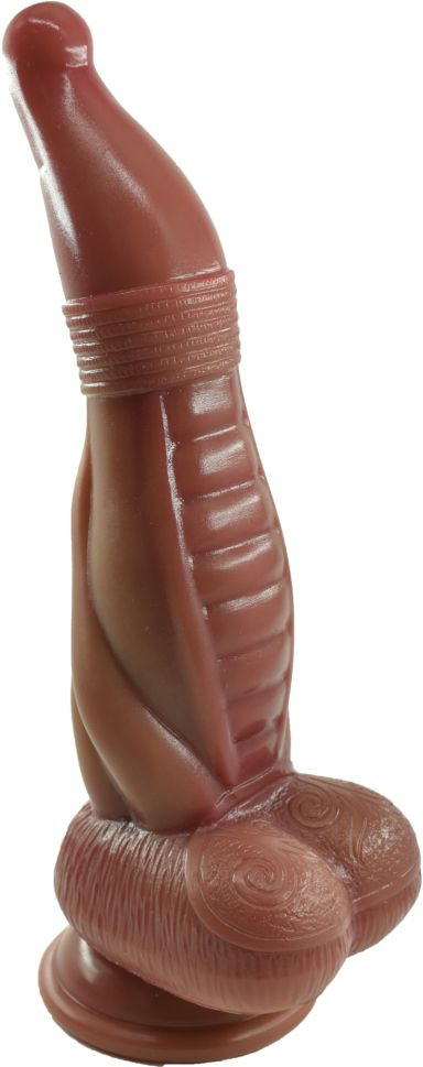 Dildo No.7 Fantasy Beasts, Brown (24 cm)