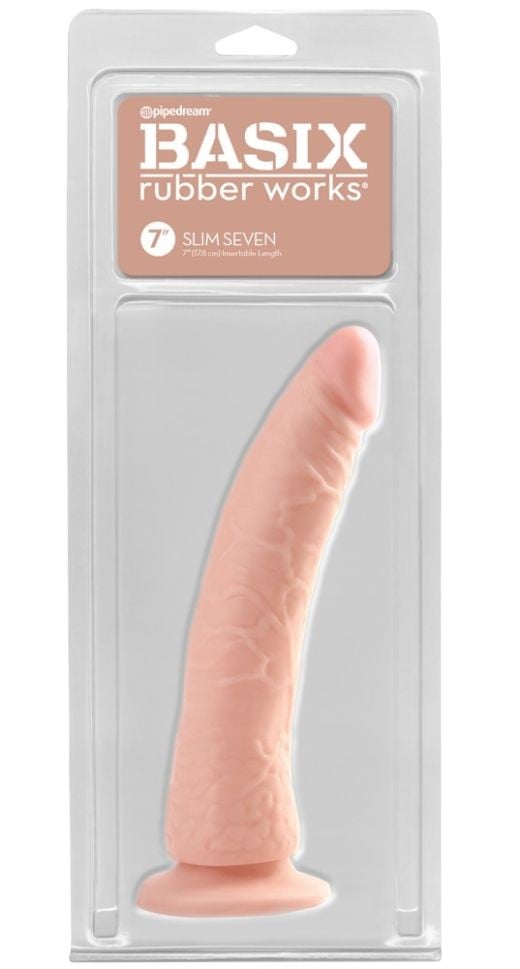 Dildo realist cu ventuză Slim Seven (20,5 cm) - 1 | YEO