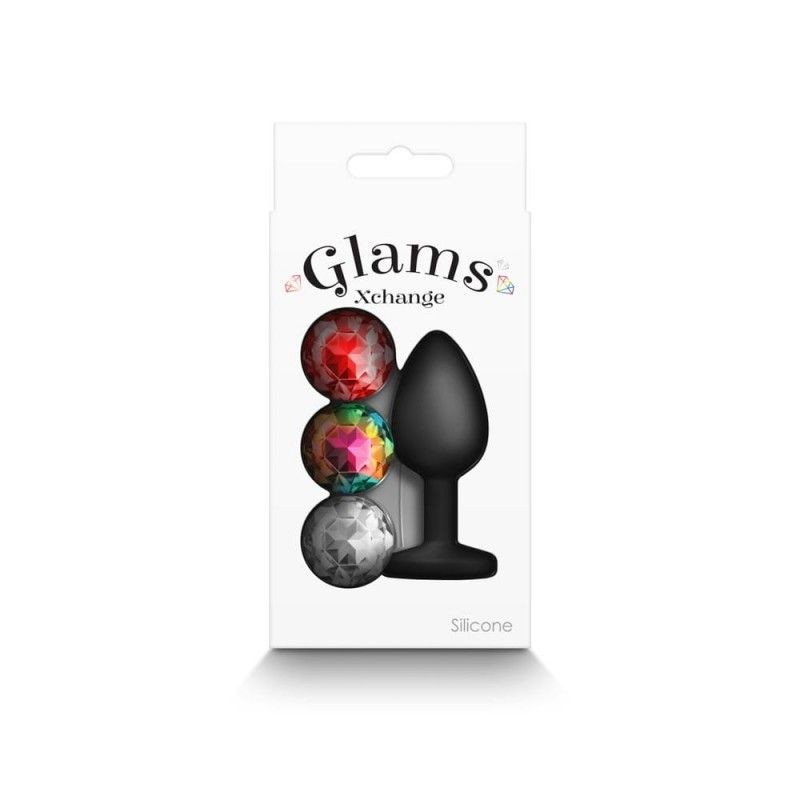 Dop anal Glams Xchange - Heart - Medium (8.1cm) - 1 | YEO