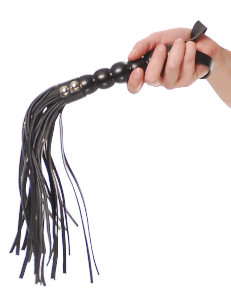 FFS BEADED CAT-O-NINE TAILS BLACK in SexShop KUR Romania