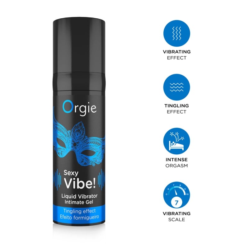 Gel stimulator unisex Sexy Vibe! Liquid Vibrator, 15ml - 3 | YEO