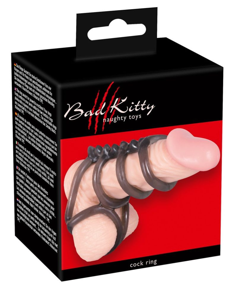 Inel pentru erectii puternice Bad Kitty Cock Ring 3