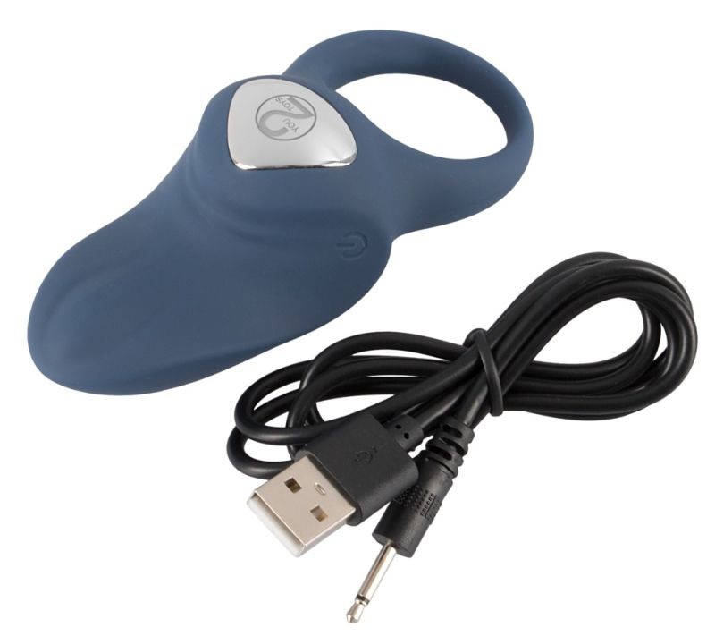 Inel vibrator flexibil cu 10 moduri de vibratie Vibrating Cock Ring