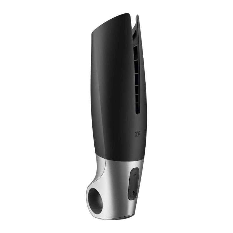 Masturbator cu vibratii Satisfyer Power Masturbator black silver - 2 | YEO