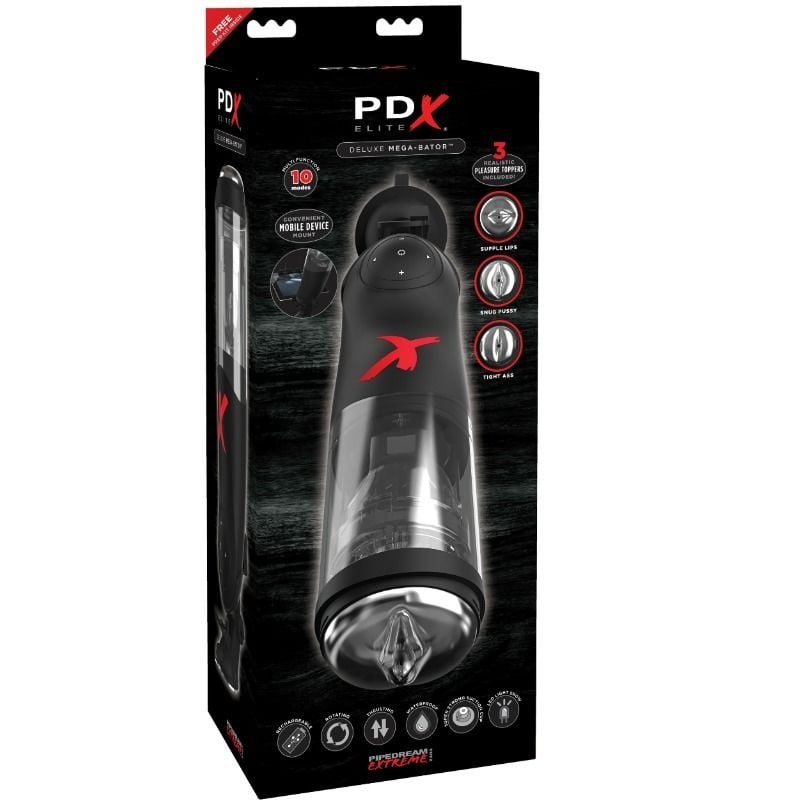 Masturbator special PDX Elite - Deluxe Mega-Bator Hands-Free Masturbator