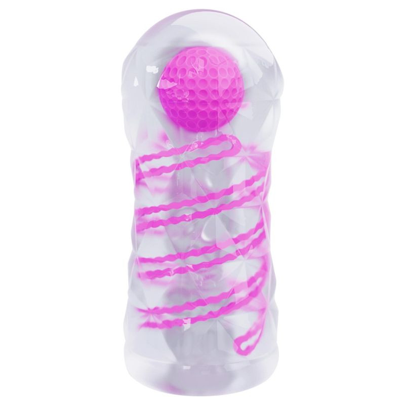 Masturbator transparent PRETTY LOVE MASTURBATOR, pink - 15cm