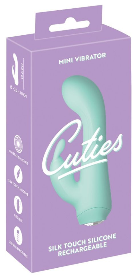 Mini vibrator din a 4-a generatie de Cuties cu vibratii puternice (13,6 cm)