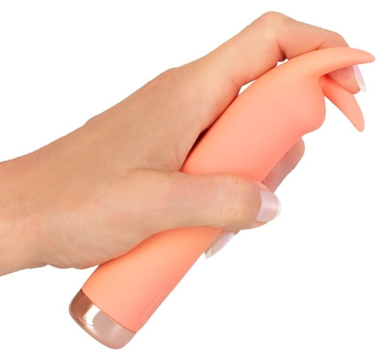 Mini vibrator pentru calatorii, cu 10 moduri de vibrati Mini Bunny Vibrator (15,4 cm)