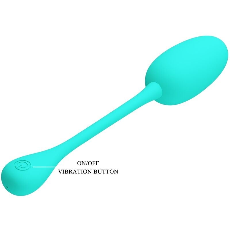 Ou Vibrator Knucker, 12 Moduri Vibratii, Silicon, USB, Verde - 2 | YEO