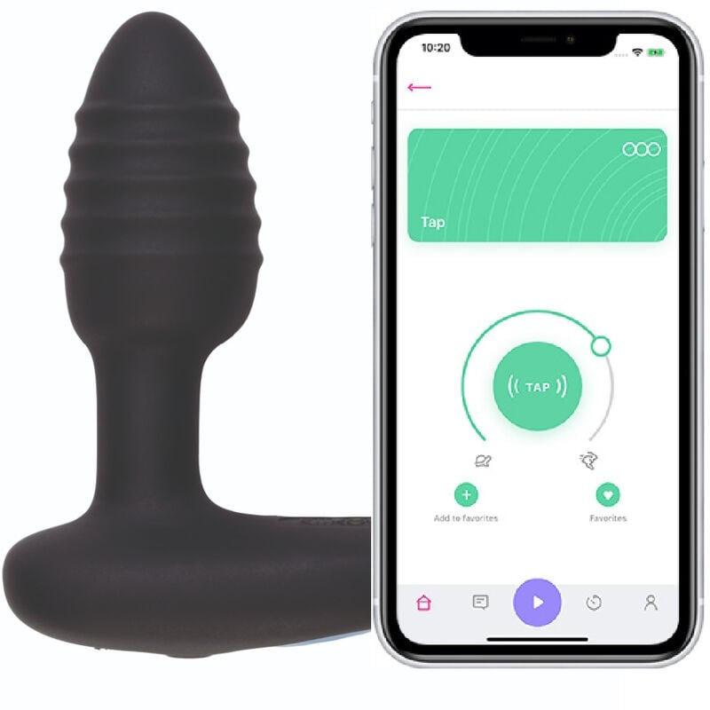 Plug anal cu vibratii inteligent KIIROO - LUMEN PLUG OhMiBod Remote