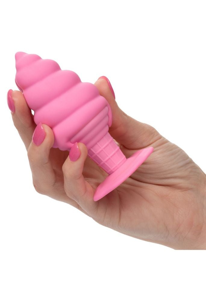 Plug anal din silicon Yum Bum Ice Cone Butt Plug (9,5 cm) - 1 | YEO