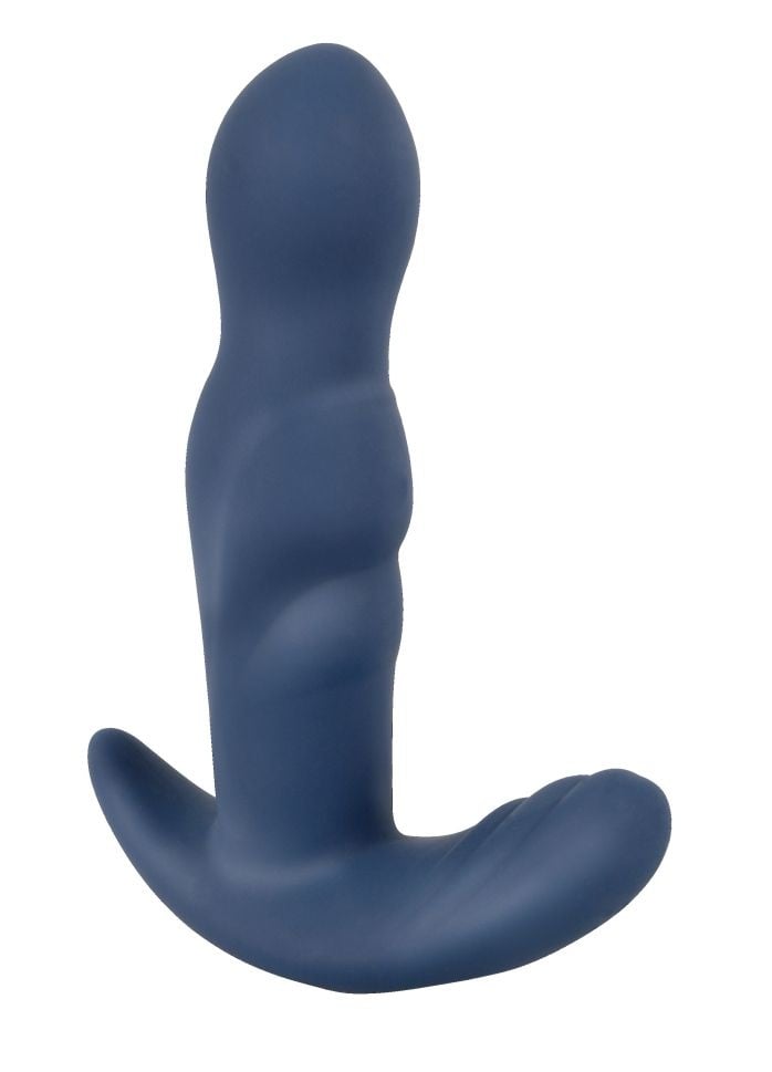 Plug anal vibrant cu varf rotativ P-spot Anos RC Rotating Prostate Plug with Vibration (13,3 cm) - 3 | YEO