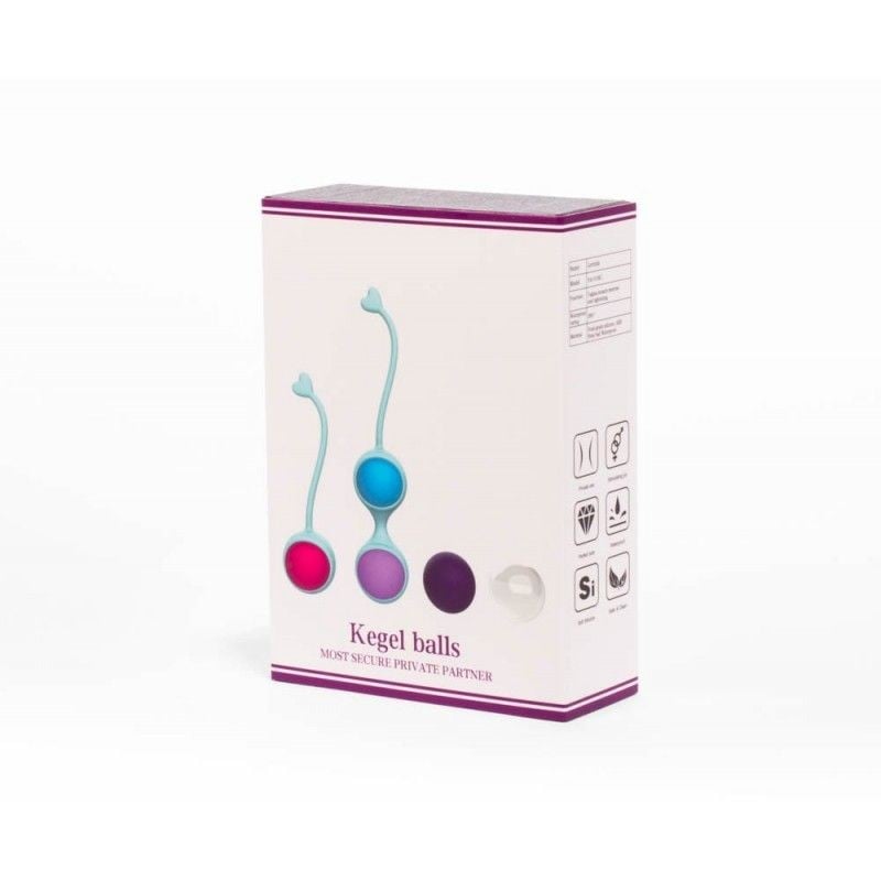 Set bile Kegel din silicon Beautiful Kegel Balls I - 1 | YEO