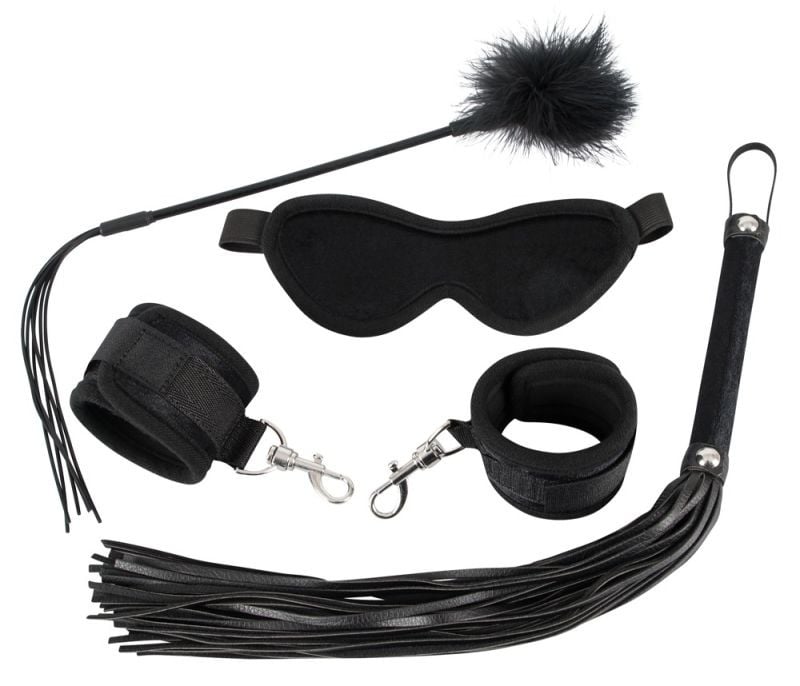 Set de 4 piese pentru incepatorii de bondage Fetish Set 4pcs