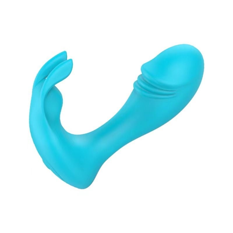 Stimulator pentru punct g si prostata Naughty Stimulator, Bluetooth Control, Free App, Silicone, USB, Blue,