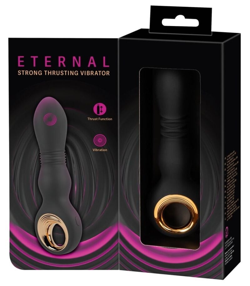 Strong Thrusting Vibrator – 10 Moduri de impingere si Vibratie, 17 cm