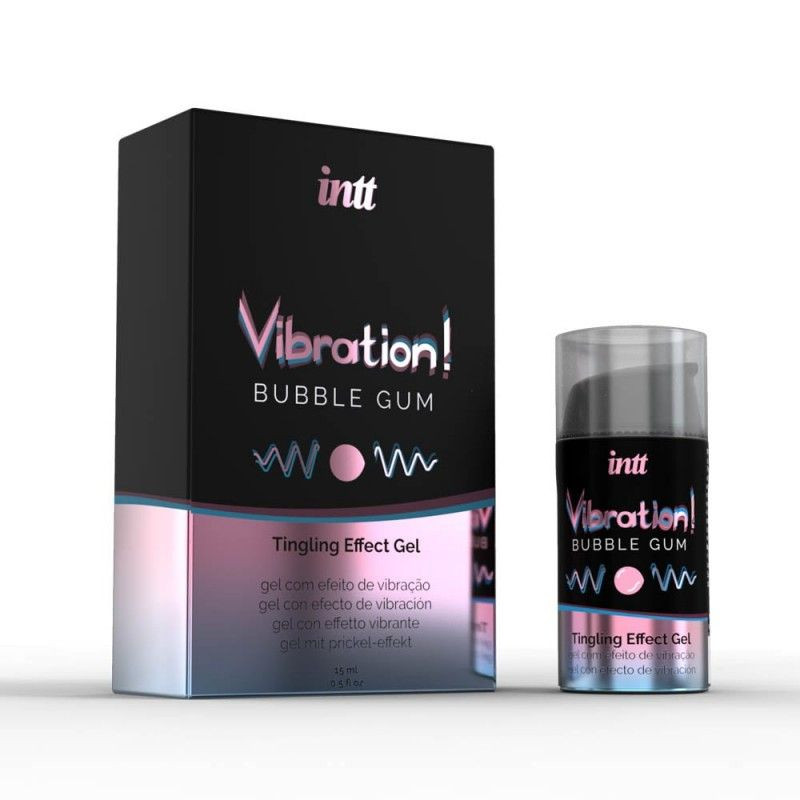 VIBRATION BUBBLE GUM 15ML - Vibrator lic in SexShop KUR Romania