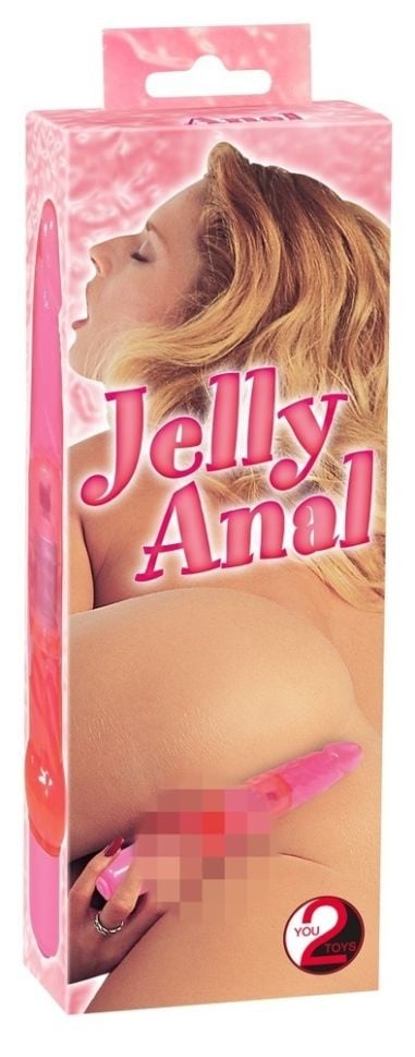 Vibrator anal flexibil 7 moduri de vibratie Jelly Anal, pink (17,5 cm)