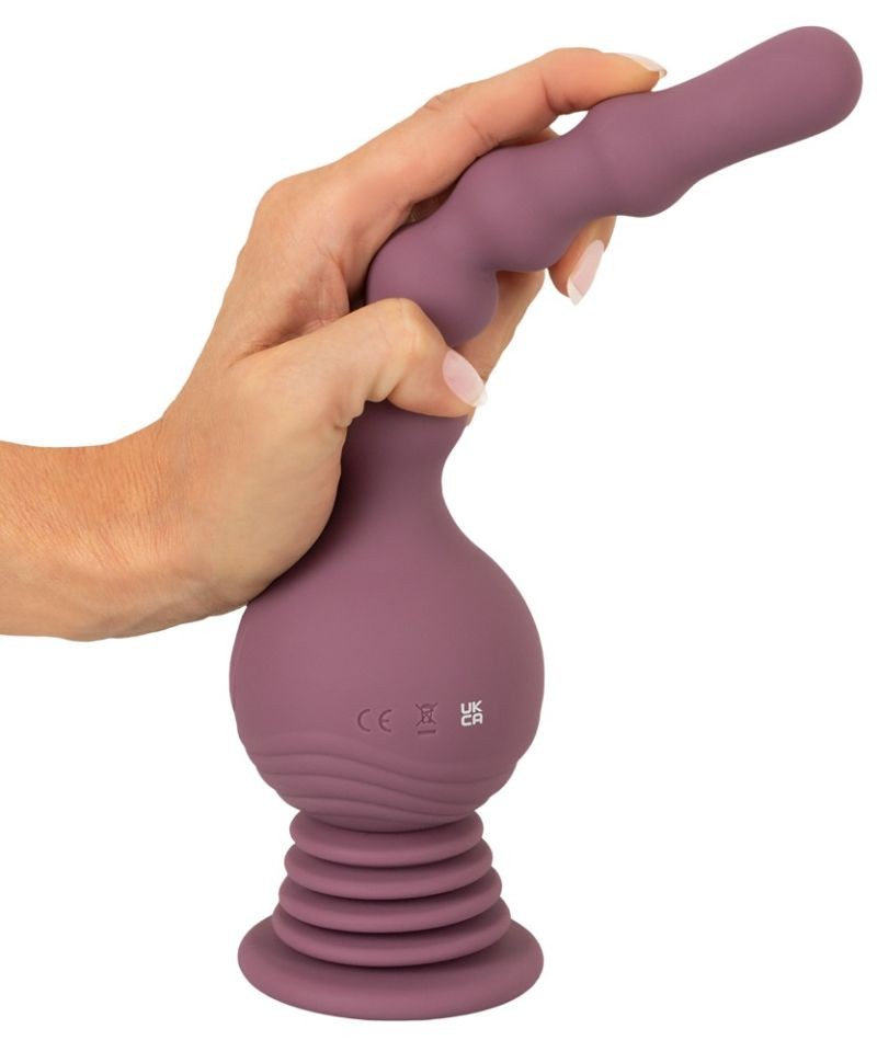 Vibrator anal flexibil, cu ventuza elastica Turbo Shaker Anal Lover ( 27,7 cm)