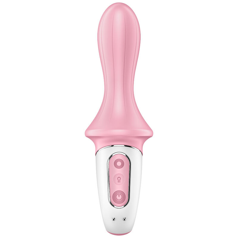 Vibrator anal gonflabil Satisfyer Air Pump Booty 5+ pink (20.5cm)