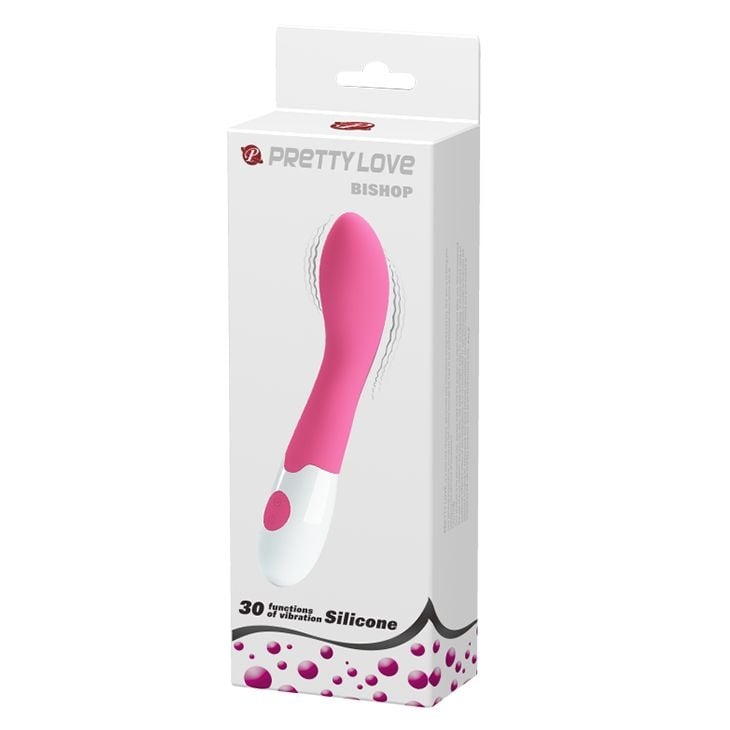 Vibrator din silicon cu 30 functii de vibratii Pretty Love Bishop 17cm - 1 | YEO