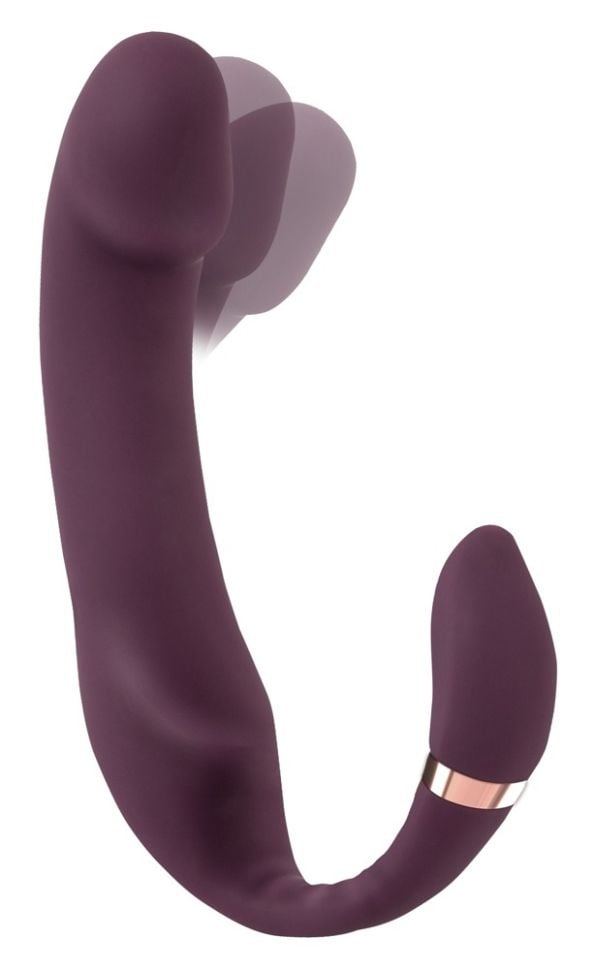 Vibrator fexibil pentru punctul G si clitoris Javida Nodding Tip Vibrator with Bendable Clit Stimulation - 2 | YEO