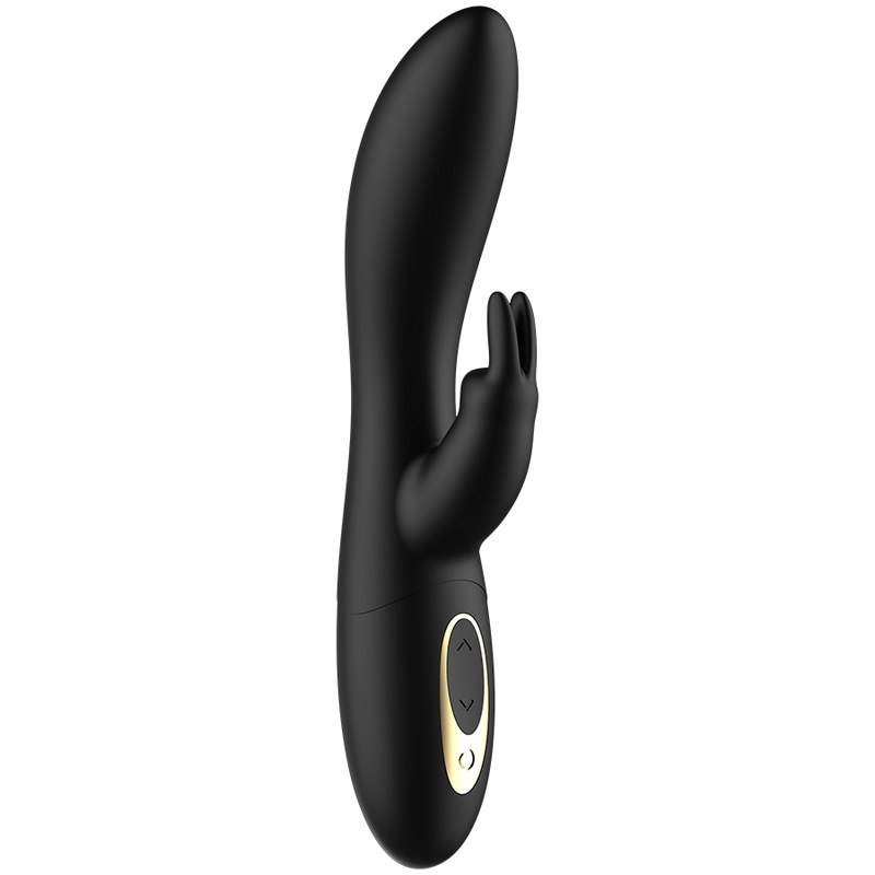 Vibrator iepuras cap rotativ cu stimulare punct g si clitoris IBIZA Pearled