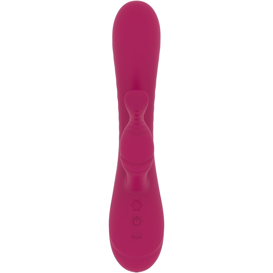 Vibrator Iepuras cu stimulare clitoridian si G-Spot RITHUAL - ANUSARA Rosu - 1 | YEO