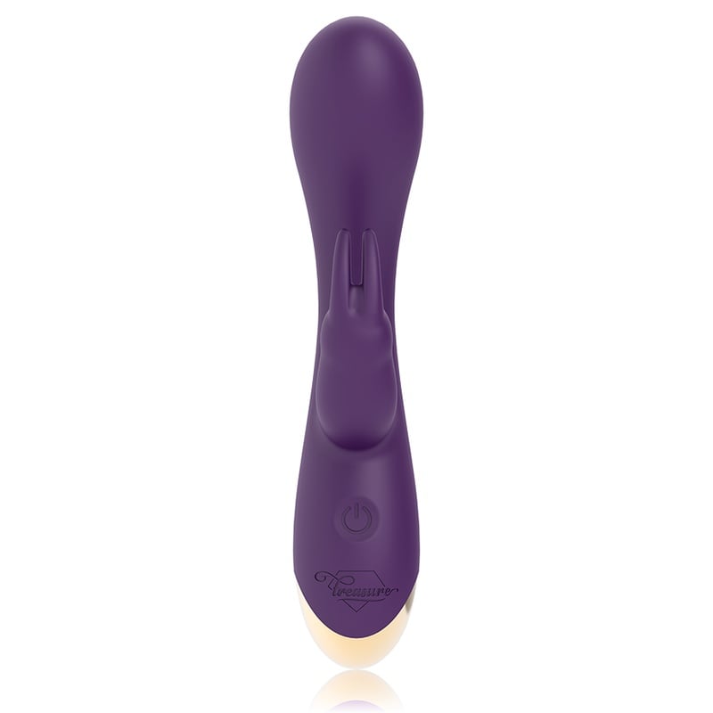 Vibrator iepuras cu stimulare clitoris TREASURE - LAURENCE Compatibil cu tehnologia fără fir Watchme - 1 | YEO