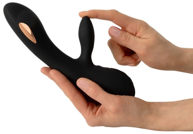 Vibrator iepure E-Stim Rabbit Vibrator (20.5cm) 10 moduri de stimulare electrică - 3 | YEO