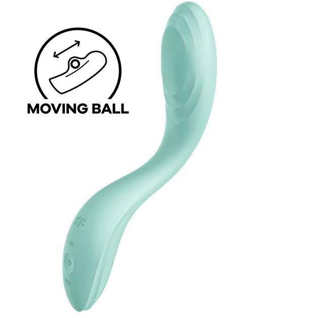 Vibrator inovator pentru punctul G Satisfyer Rrrolling Pleasure mint (22cm) - 2 | YEO