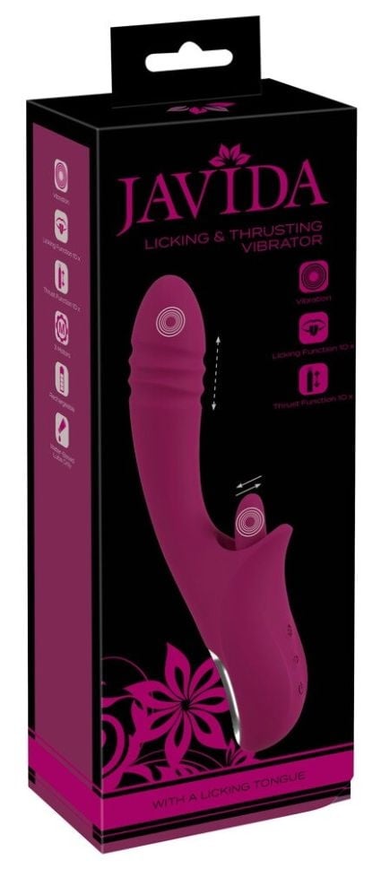 Vibrator Javida Licking & Thrusting Vibrator