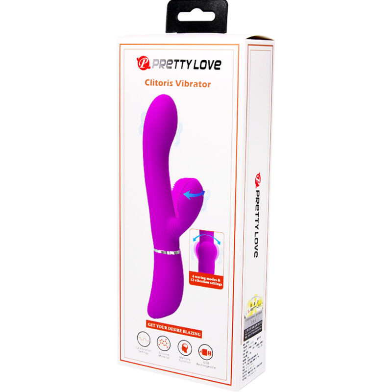 Vibrator pentru clitoris si pentru punctul G Pretty Love Clitoris Vibrator (20.8cm) - 2 | YEO