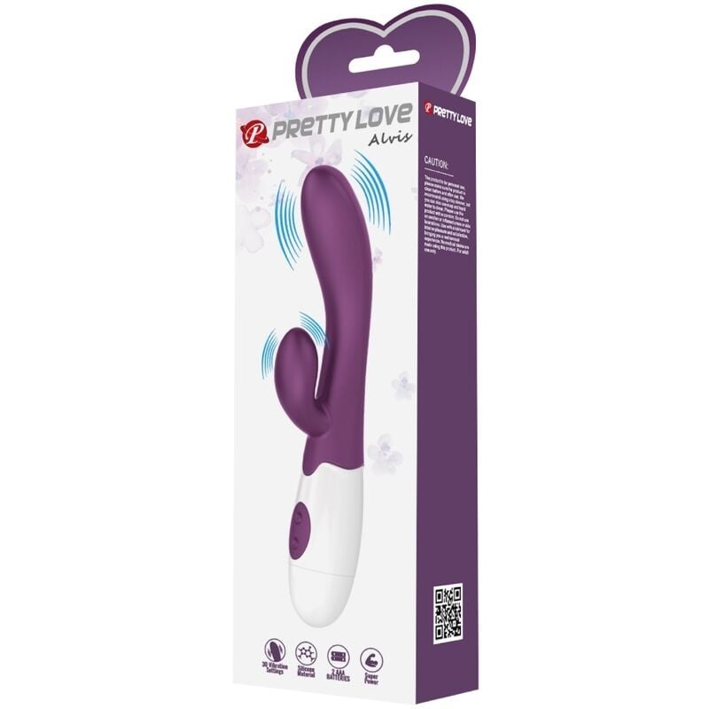 Vibrator Pretty Love - Alvis Rabbit Vibrator & G-Spot (Purple)