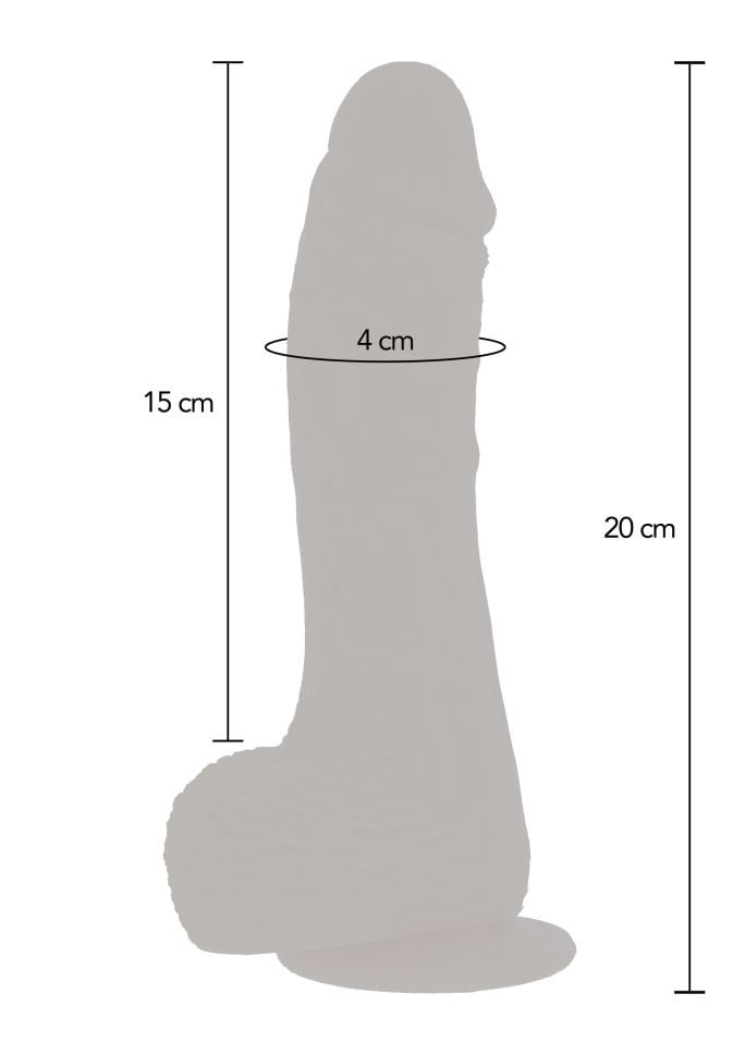 Vibrator realistic 8 moduri de rotație, 6 moduri de pulsatii si 2 viteze de vibratii Dildo (20 cm) - 2 | YEO