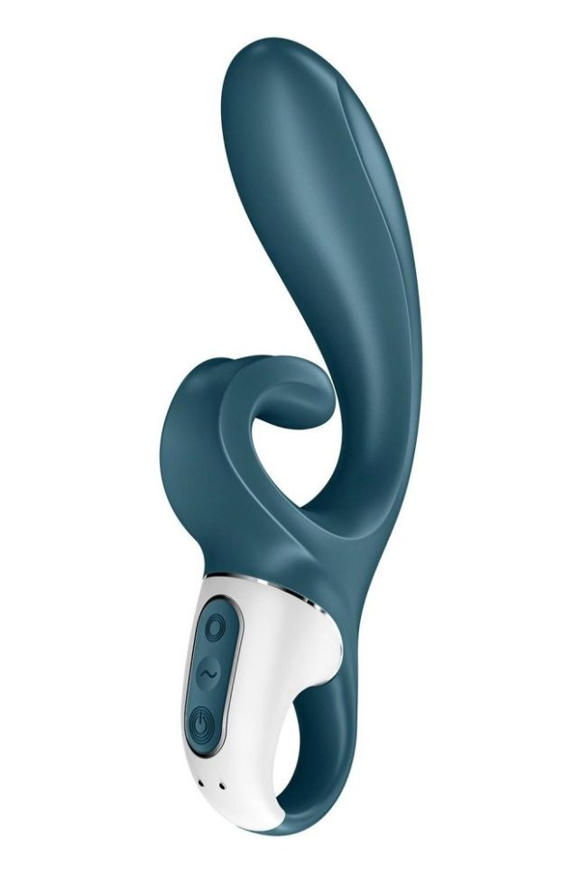 Vibrator stimulator Satisfyer Hug me grayblue (21cm) - 1 | YEO