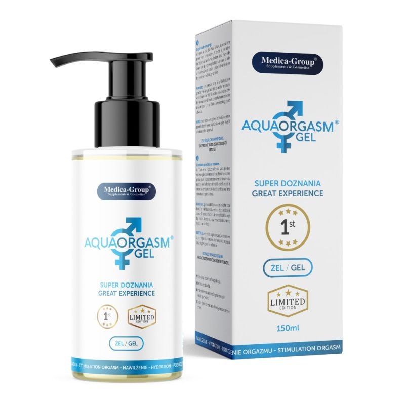 Aqua Orgasm Gel - 150 ml Lubrifiant pe bază de apă pentru stimulare intensă și hidratare intimă - 1 | YEO