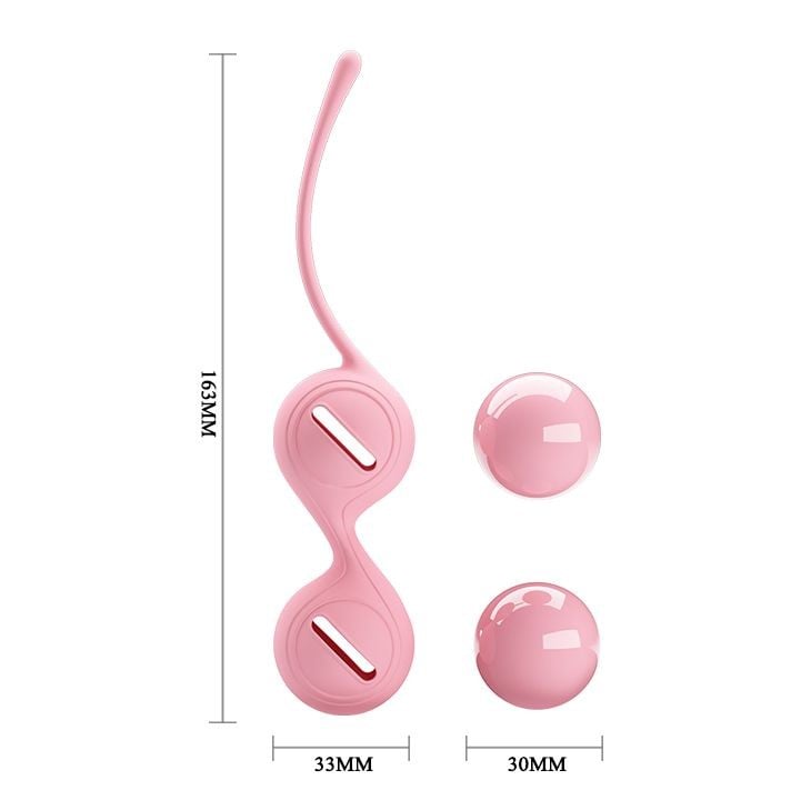 Bile Kegel din silicon Pretty Love Kegel Pink Silicon - 3 | YEO