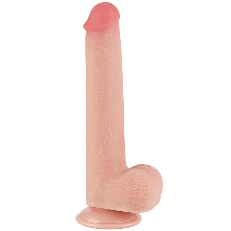 Dildo din material TPE super realist cu două straturi 9\'\' SLIDING SKIN DUAL LAYER DONG FLESH (22cm) - 1 | YEO