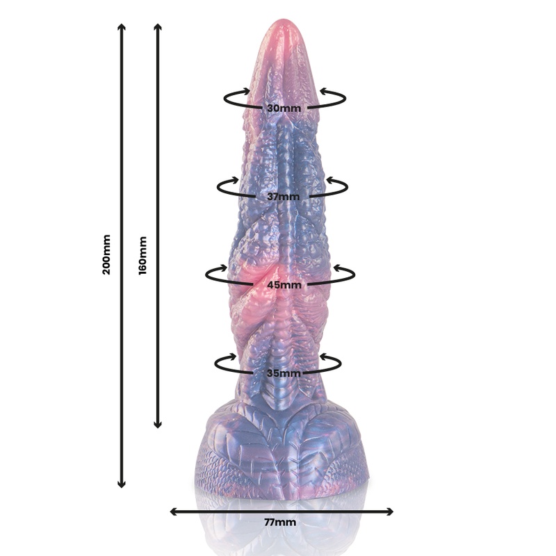 Dildo din silicon forma fantezista EPIC - DIONYSUS DILDO DANCE OF PLEASURE - 1 | YEO