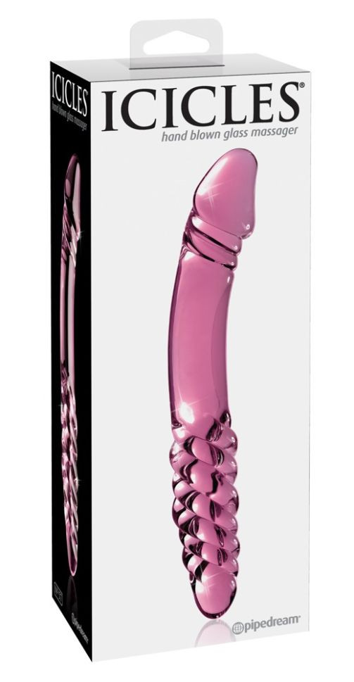 Dildo din sticla suflata manual Glass dildo No. 57 (12cm)