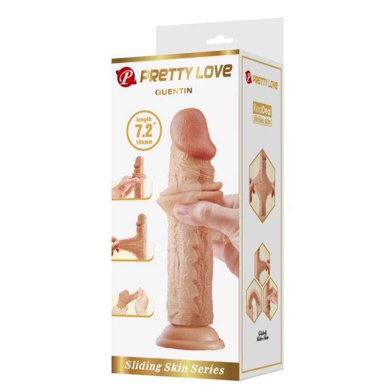 Dildo Mic Realist Pretty Love Quentin Flesh 15cm