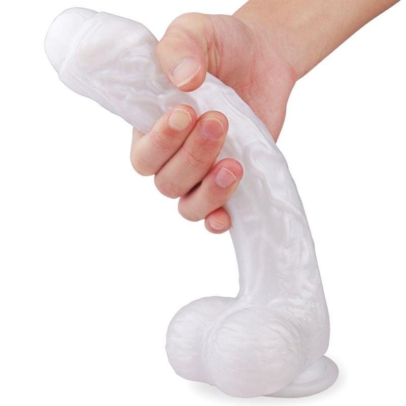 Dildo Realist flexibil Kylie Small, clear (20cm)